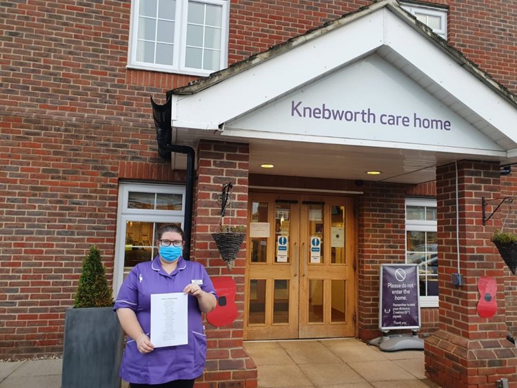 Prized poet - Team member at Knebworth care home wins national poetry award